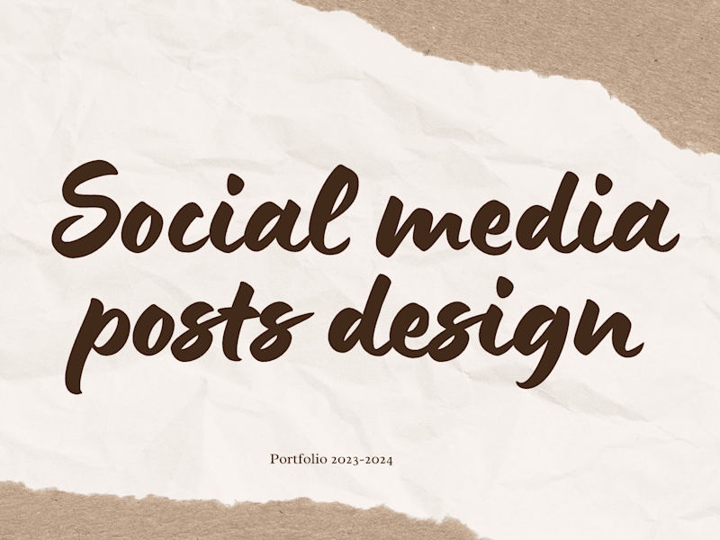 Cover image for Social media posts design