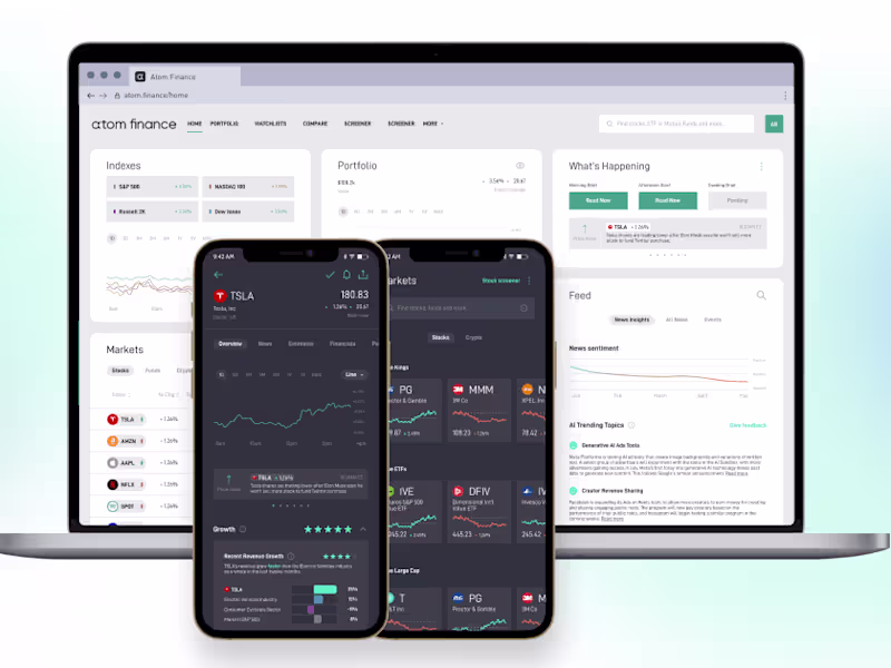 Cover image for Atom Finance Marketing Site