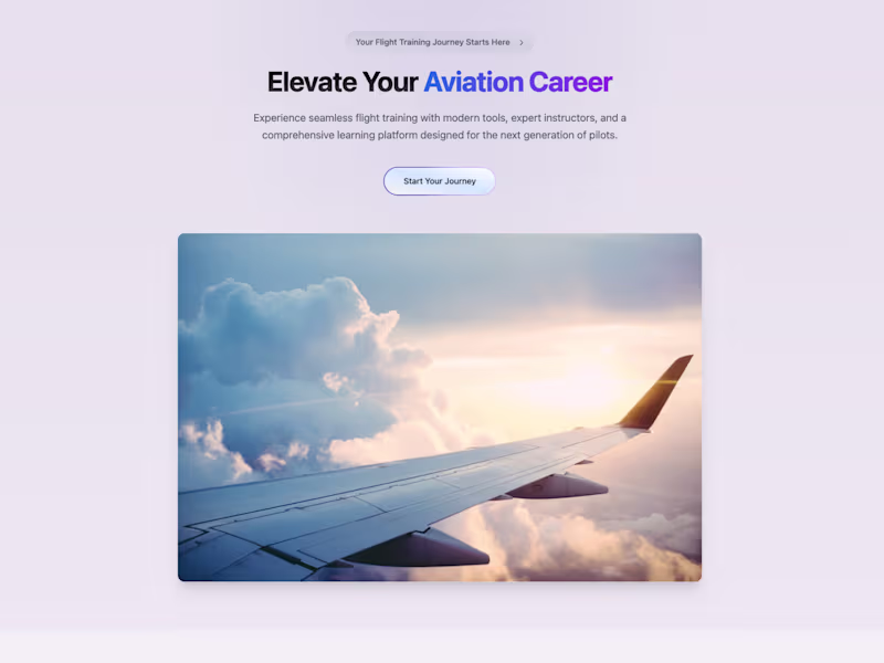 Cover image for Flyyt Time : Connecting aviation students with instructors