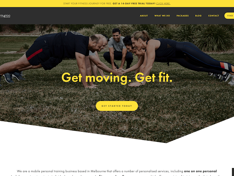 Cover image for Saint Fitness | Website Redesign