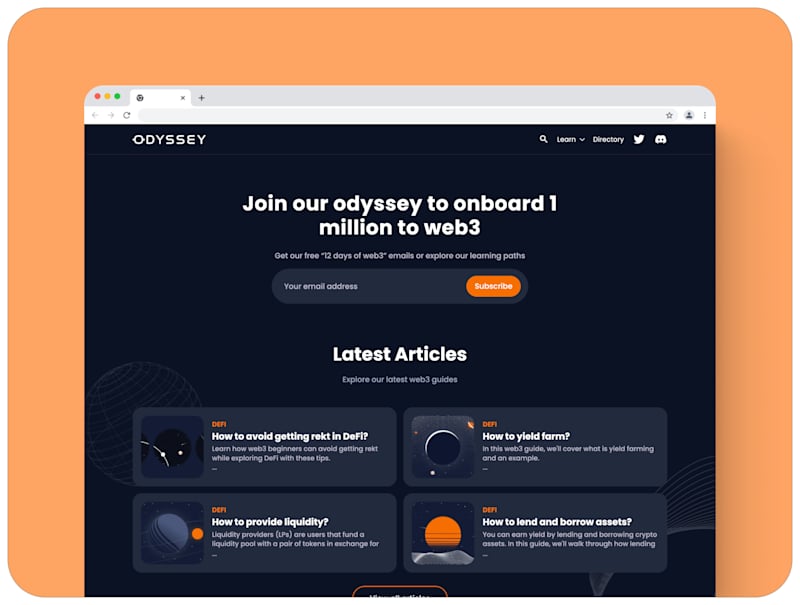 Cover image for OdysseyDAO