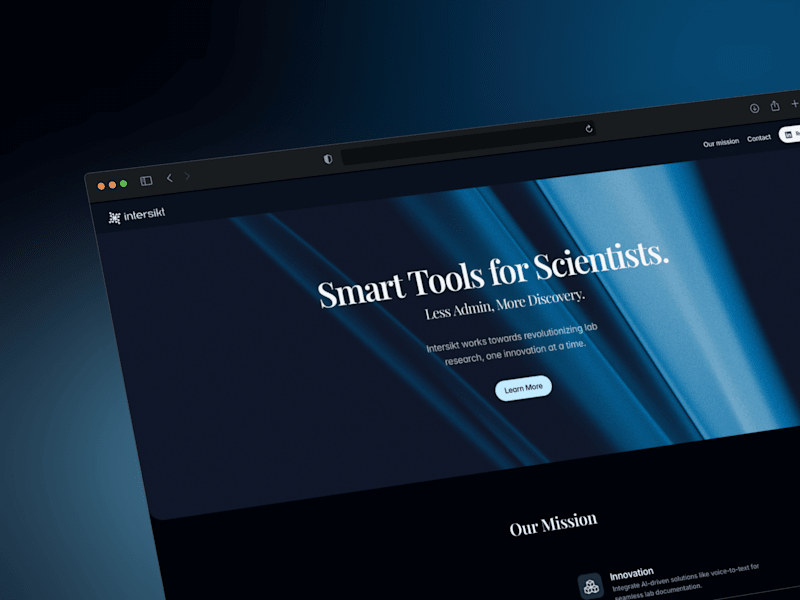 Cover image for Minimal & High-Performance Landing Page