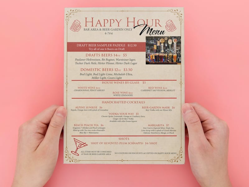 Cover image for Elegant Menu Design for Luxury Cafe Vienna