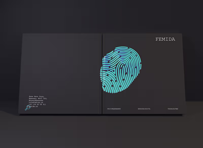 Cover image for Booklet for detective agency