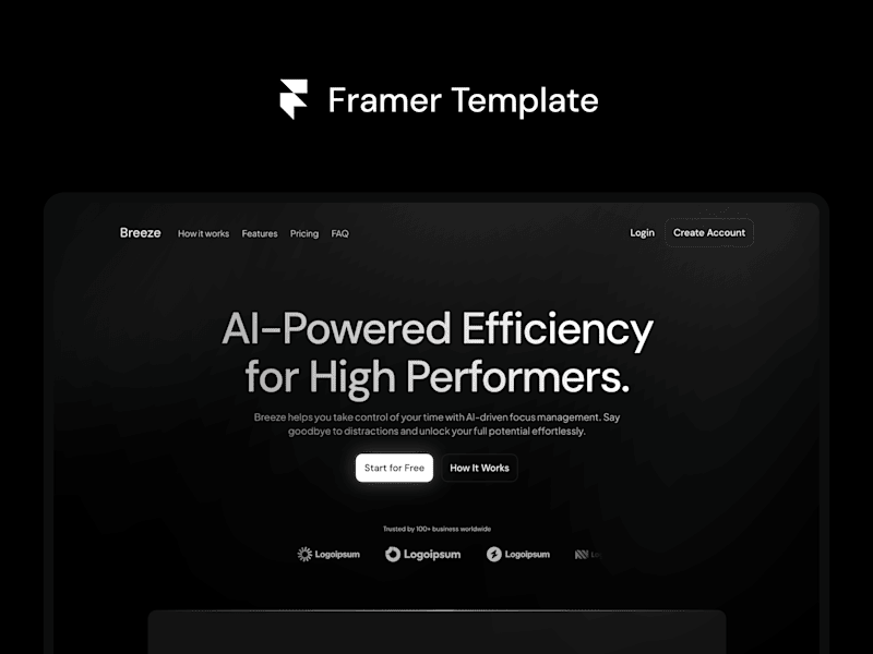 Cover image for Breeze - Framer Template