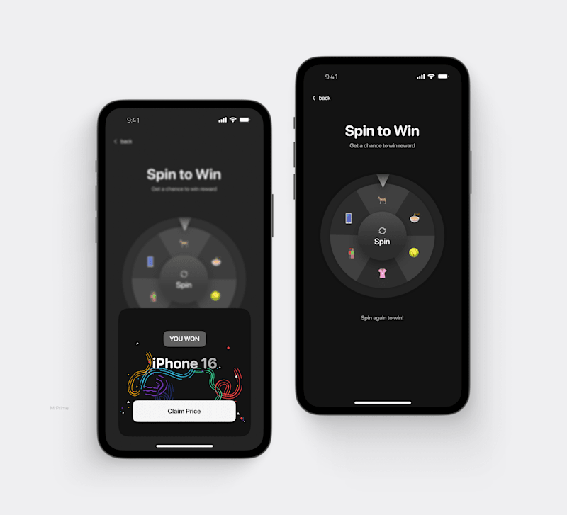 Cover image for Spinning Wheel UI Design