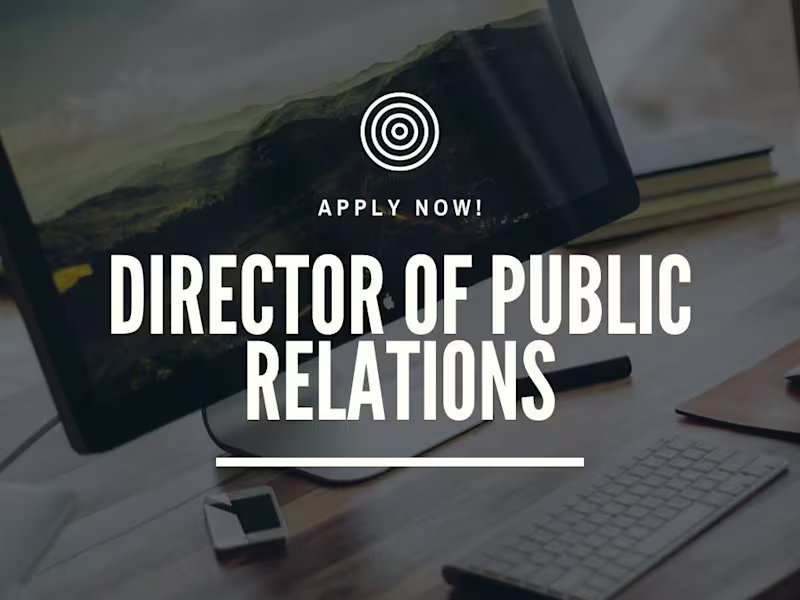 Cover image for Director of public relations job description