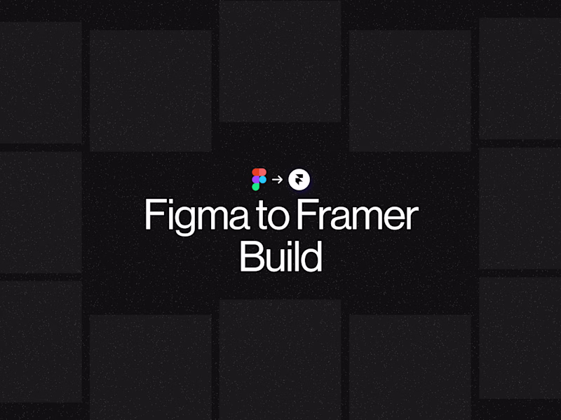 Cover image for Figma to Framer Website Development