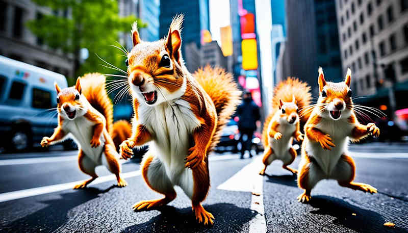 Cover image for The Great Squirrel Escape: A Nutty Adventure
