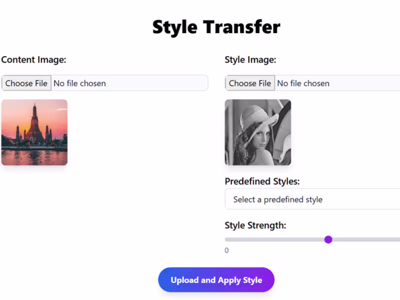 Cover image for GitHub - AadityaX86/StyleTransfer
