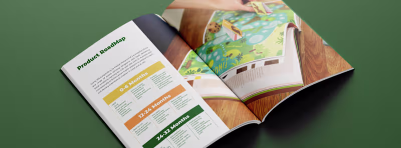 Cover image for Report | Investment Overview design for Quirky Kid