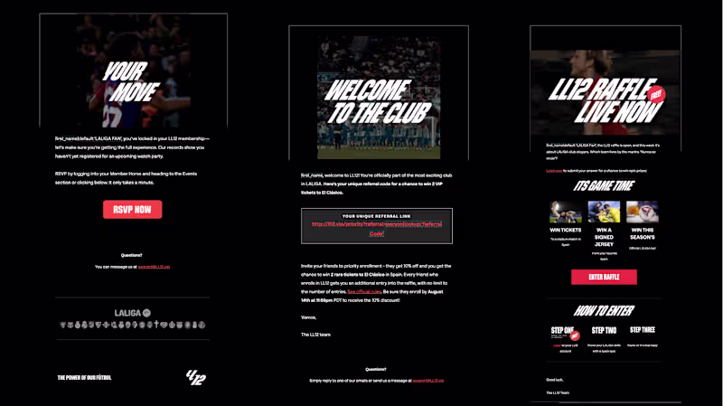 Cover image for Email Template Design for LALIGA