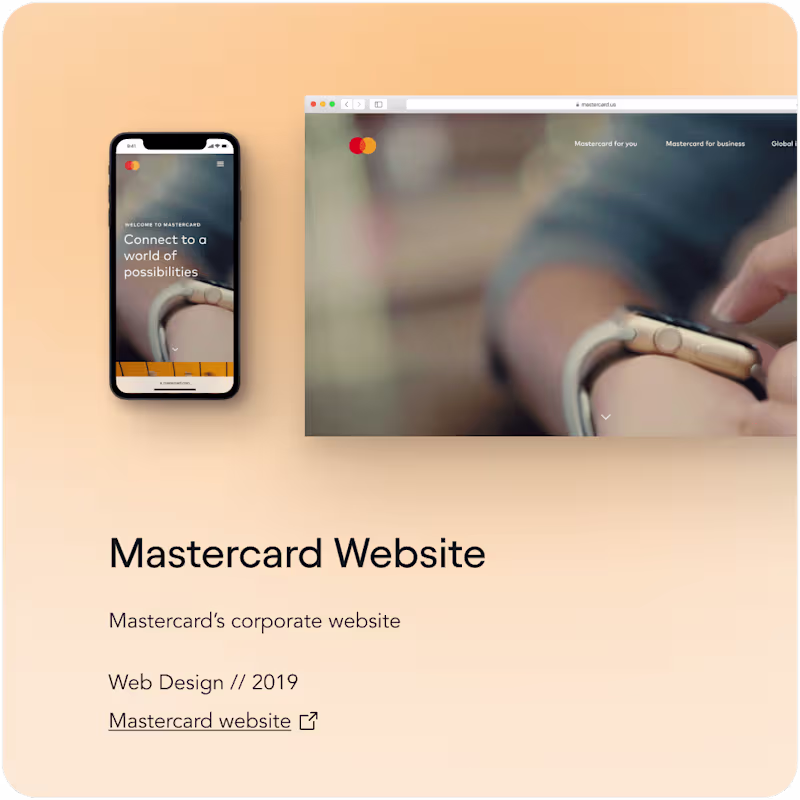 Cover image for Mastercard Website Redesign