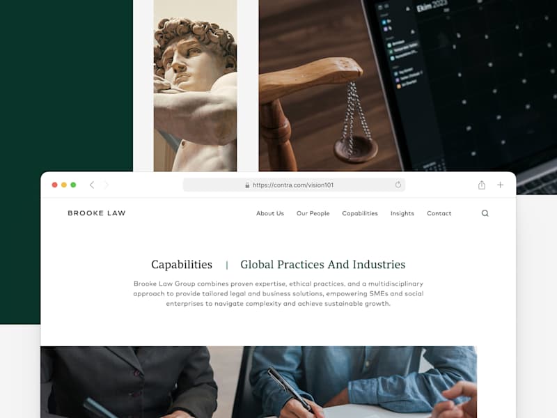 Cover image for Brooke Law Group – UX/UI Redesign Lead