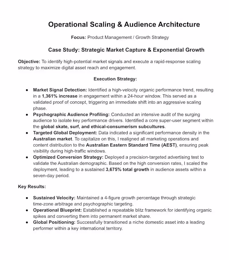 Cover image for How I engineered a 3,675% audience growth surge in 7 days. T...