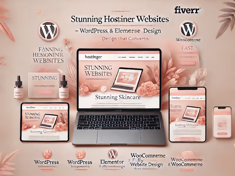 Cover image for I will design a custom WordPress website using Elementor