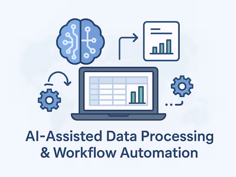 Cover image for AI-Assisted Data Processing & Workflow Automation