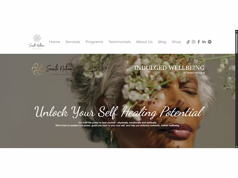 Cover image for Designed and built a full-service