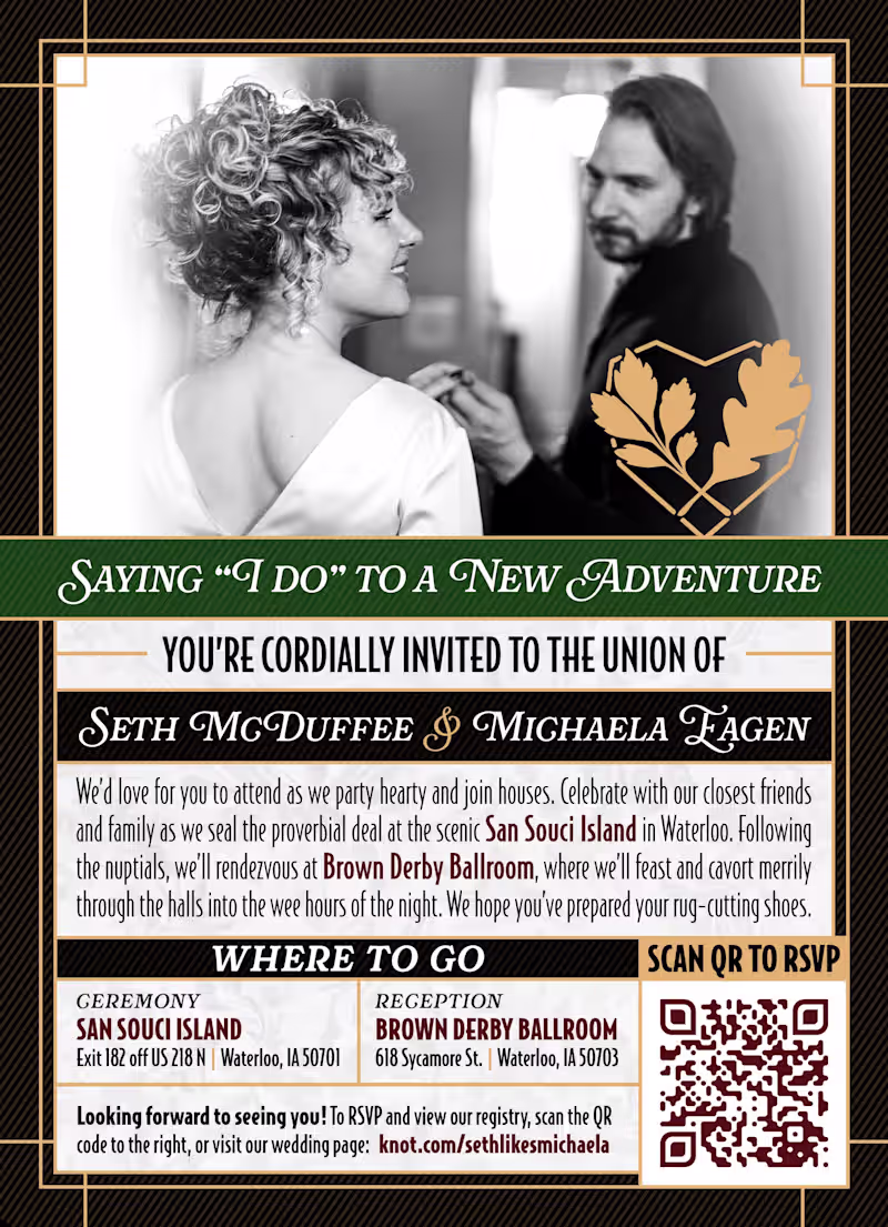 Cover image for My best friend got married, and entrusted me to design a cle...