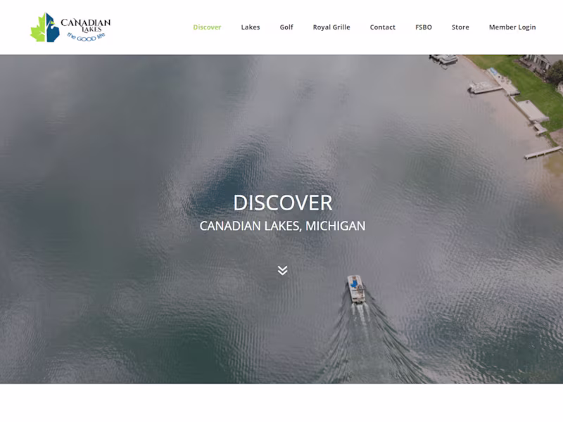 Cover image for Website Redesign - Canadian Lakes