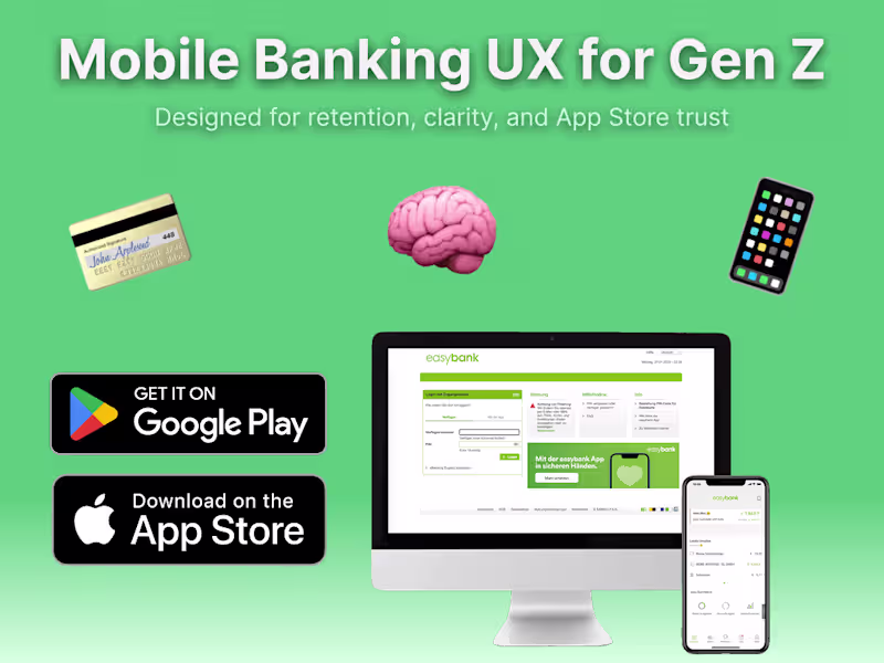 Cover image for Mobile Banking UX for Gen Z