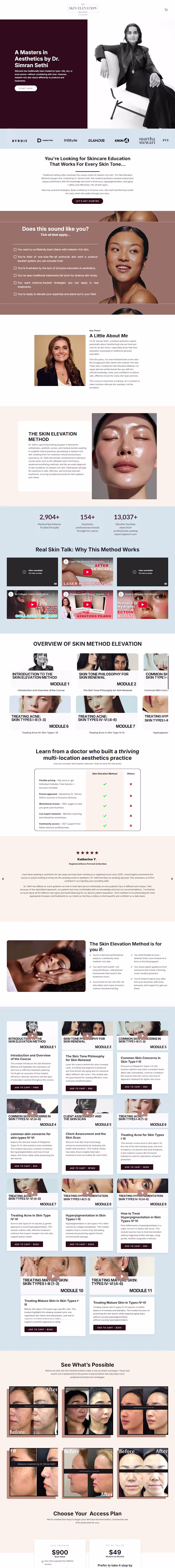 Cover image for Kajabi skin elevation course sales