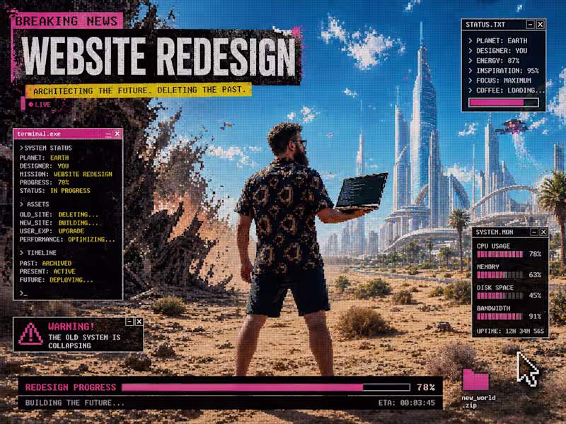 Cover image for Website Redesign in Figma & Framer