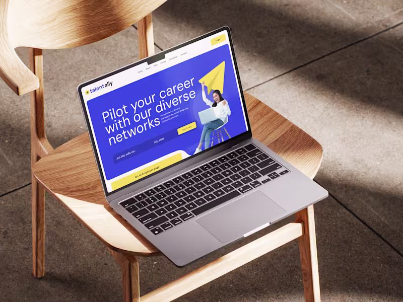 Cover image for TalentAlly Website Redesign