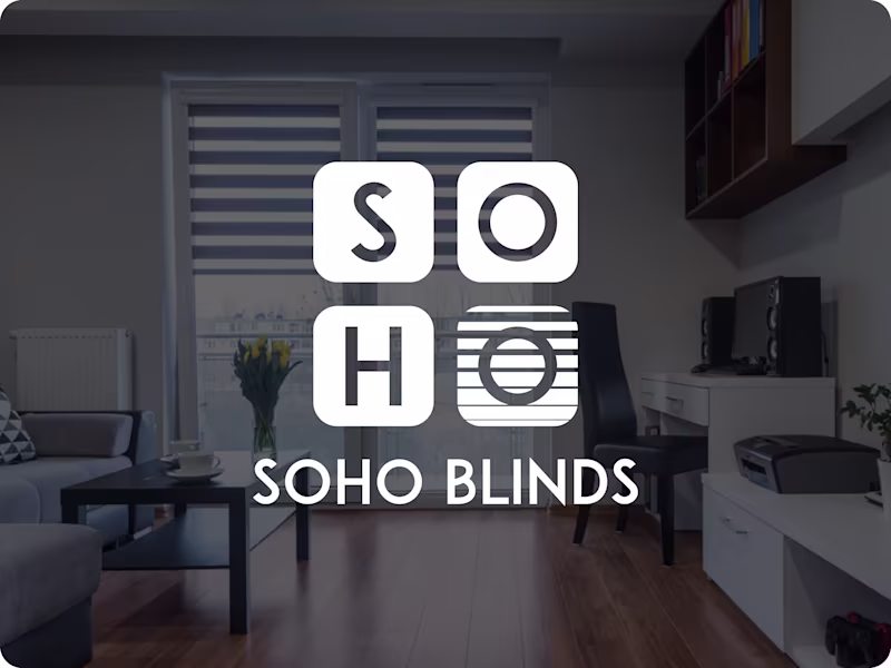 Cover image for Soho Blinds - Logo, Branding, 3D Modeling