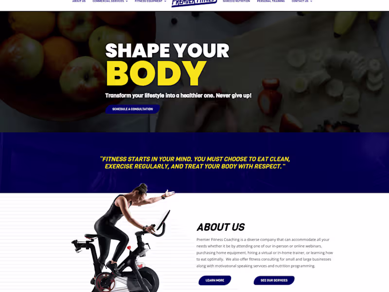 Cover image for Premier Fitness Coaching