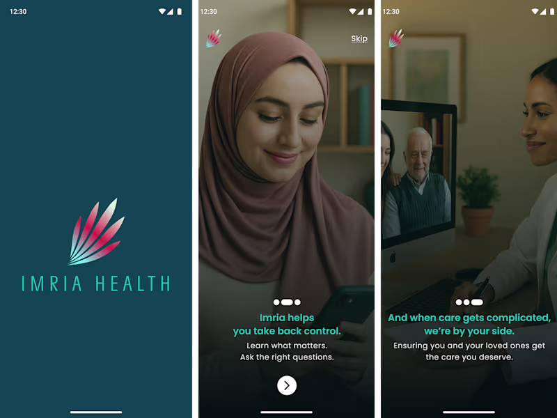 Cover image for Imria Health Content and Consultation Platform