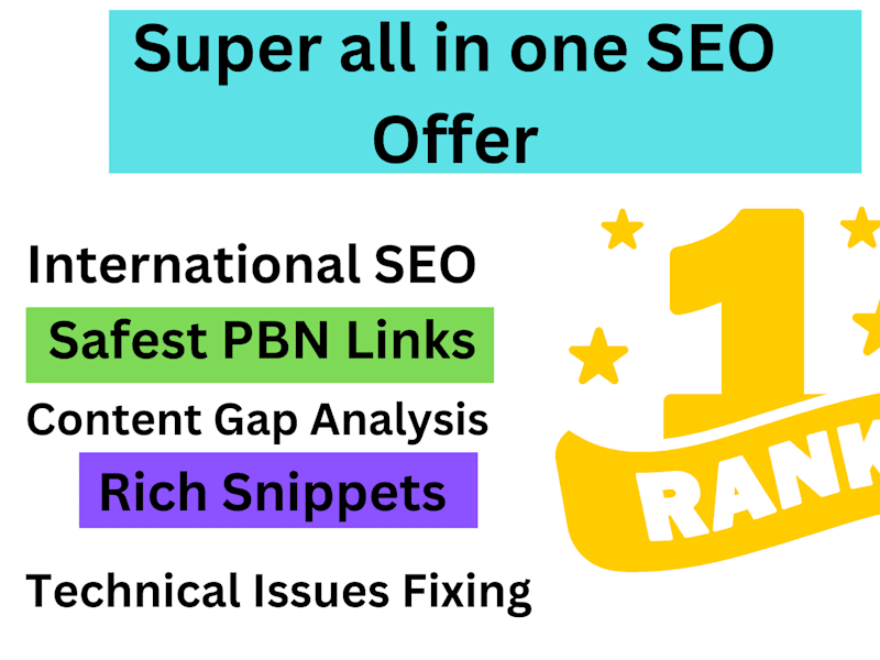 Cover image for Get all in one SEO services to rank organically