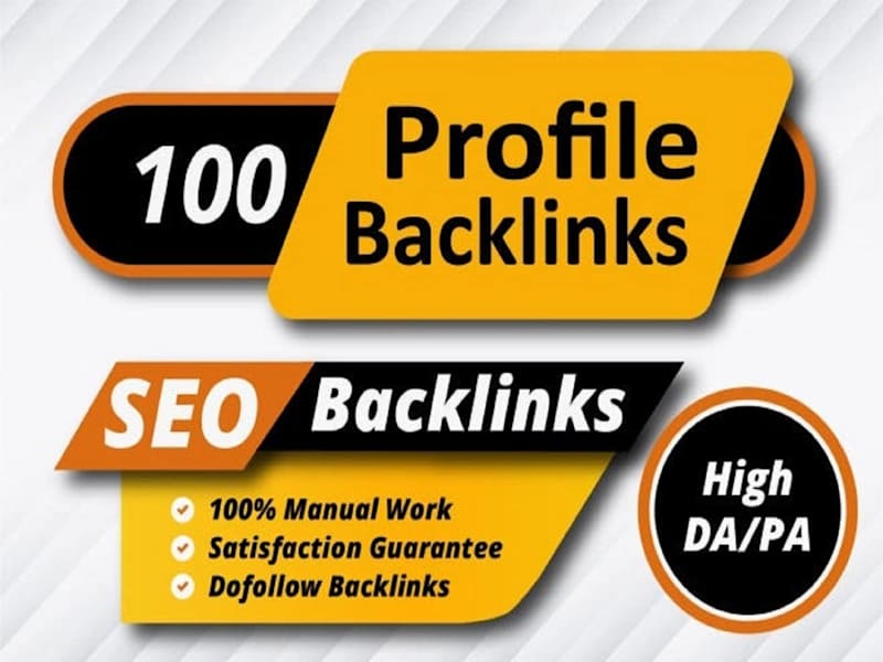 Cover image for 100 High Authority Profile Backlinks