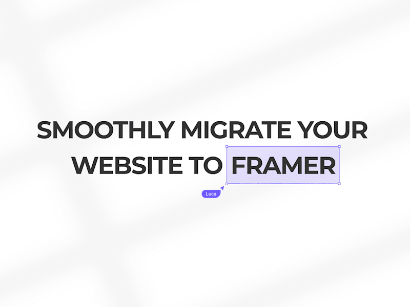 Cover image for Framer migration