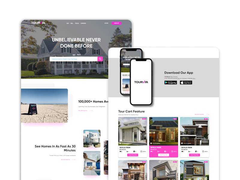 Cover image for Web Design - Tourvia