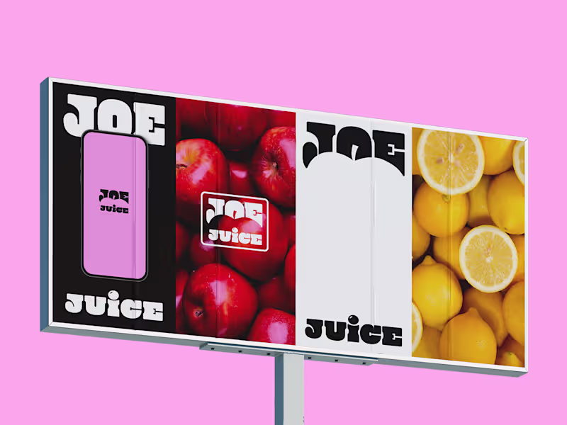 Cover image for Rebranding Project for Joe & the Juice
