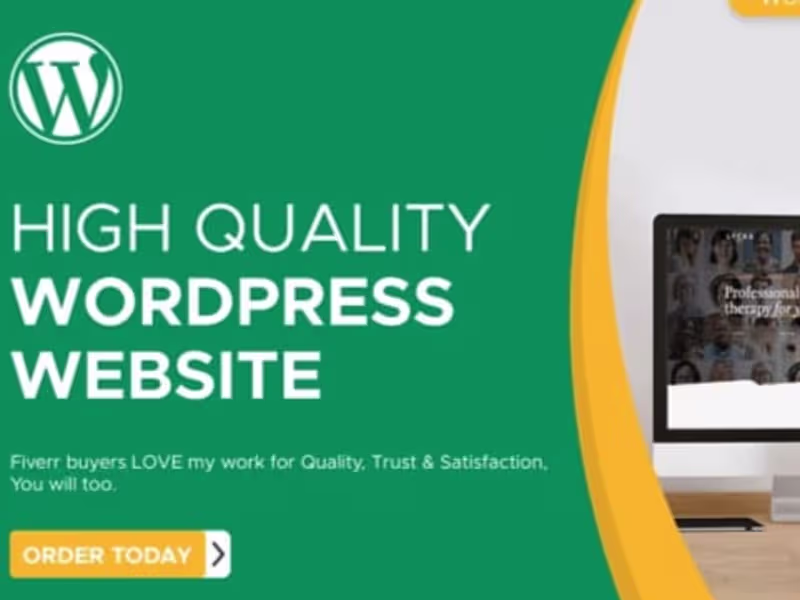 Cover image for  create wordpress website design, custom wordpress