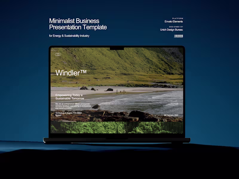 Cover image for Windler Minimalist Business Presentation