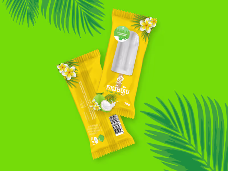 Cover image for Packaging Design: FYFTH Coco Popsicle