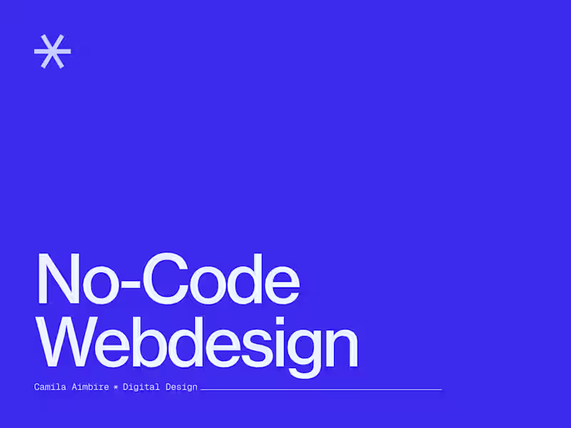 Cover image for No-Code Web Design
