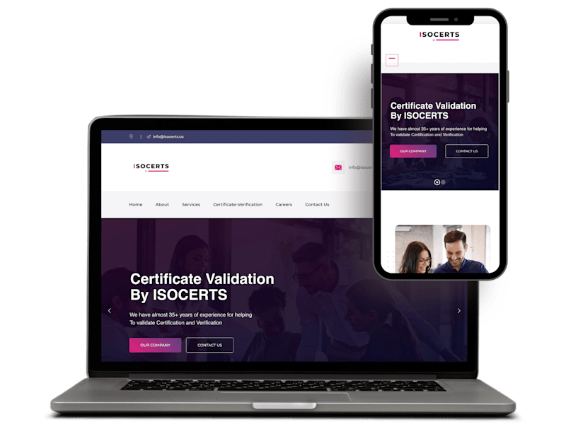Cover image for ISO CERTS: A Web Development & Design Project