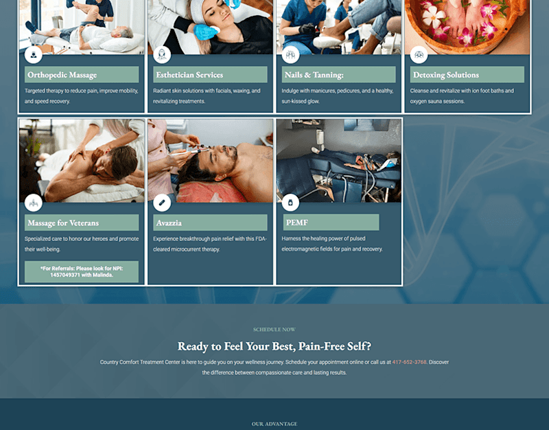 Cover image for County Comfort Web Development