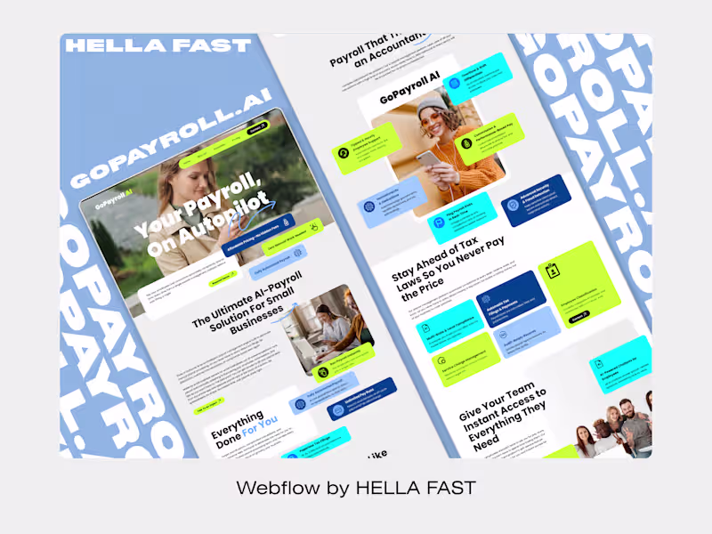 Cover image for AI / SaaS  / HR-tech Website | Figma | Webflow