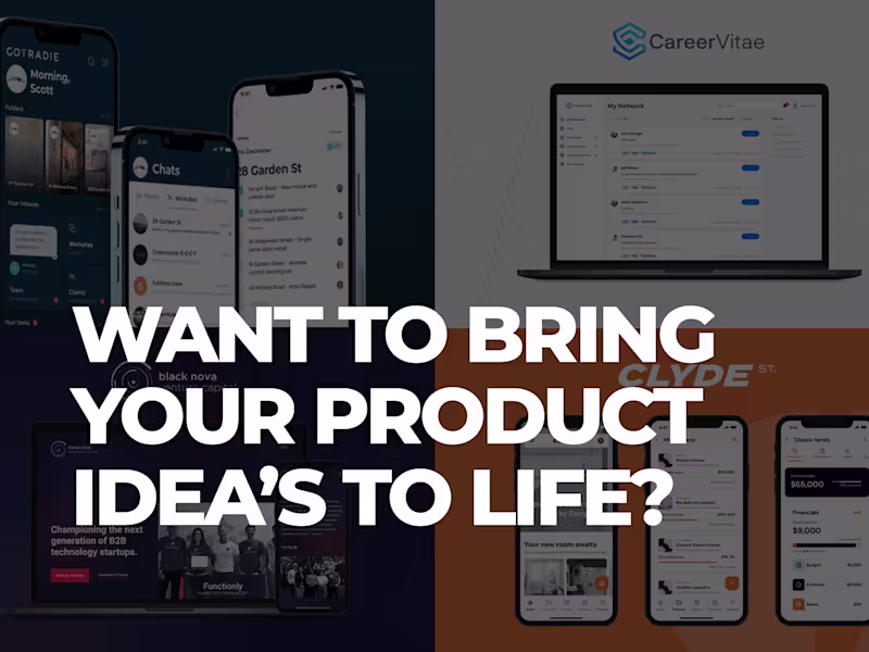 Cover image for Need to bring product or app idea to life? 