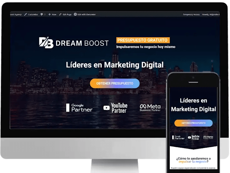 Cover image for Marketing Agency Website