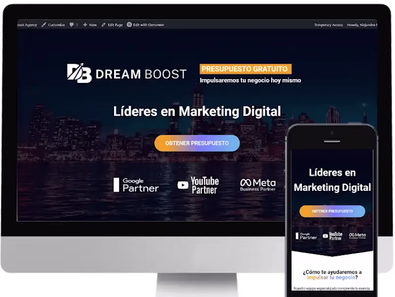 Cover image for Marketing Agency Website