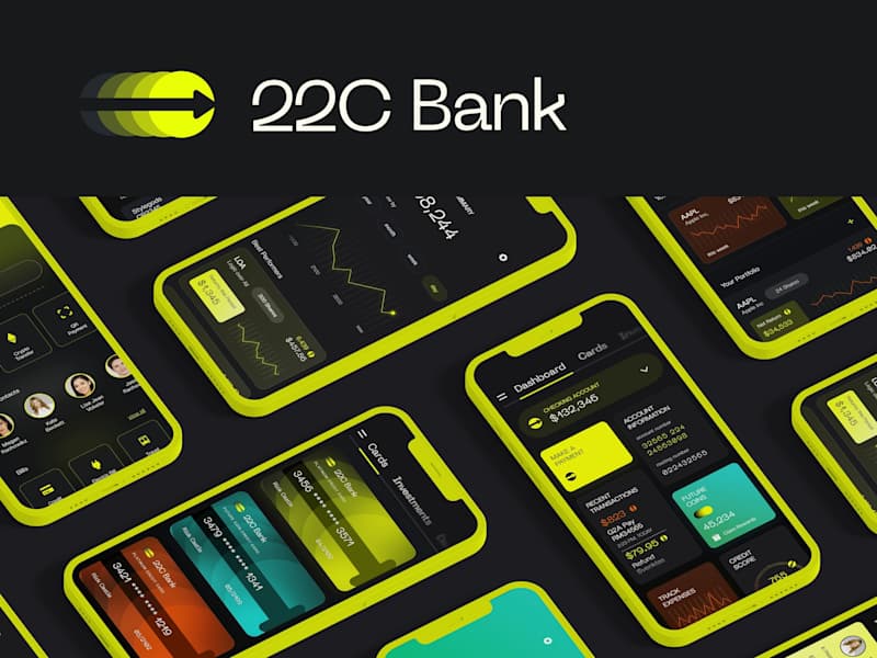 Cover image for 22C Bank App UI / UX