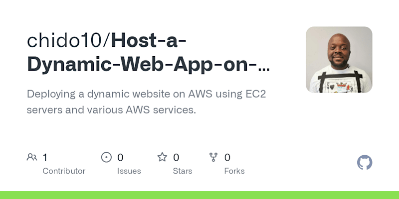 Cover image for Dynamic Website Hosting on AWS