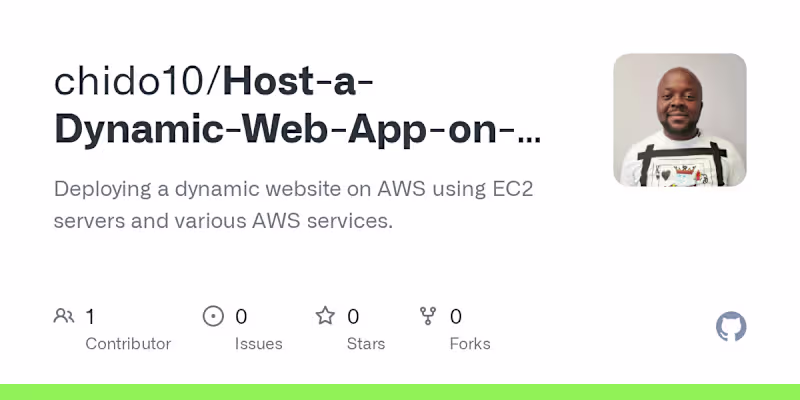 Cover image for Dynamic Website Hosting on AWS