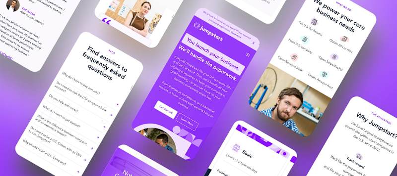 Cover image for Jumpstart Fillings (2020) - Webflow Design 